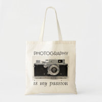 VINTAGE CAMERA 07 Photography is my Passion Bag