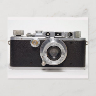 VINTAGE CAMERA 11 German Rangefinder by L - Postcard