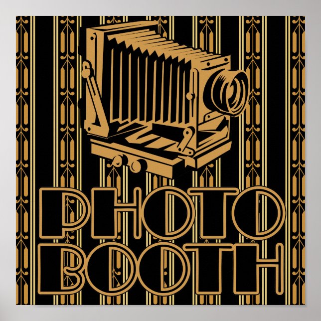 Vintage Camera 1920's Photo Booth Poster (Front)