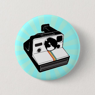 Vintage Camera 6 Cm Round Badge