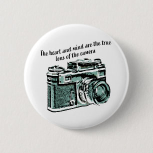 Vintage Camera 6 Cm Round Badge