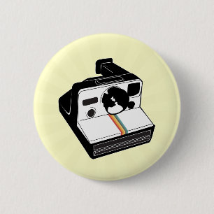 Vintage Camera 6 Cm Round Badge