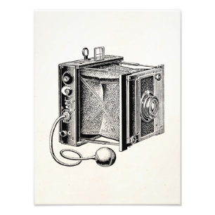 Vintage Camera - Antique Cameras Photography Photo Print