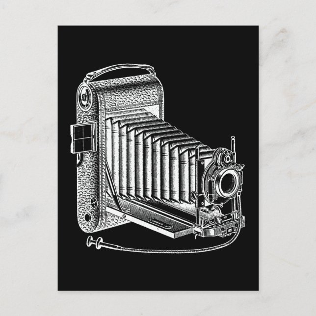 Vintage Camera - Antique Cameras Photography Retro Postcard (Front)