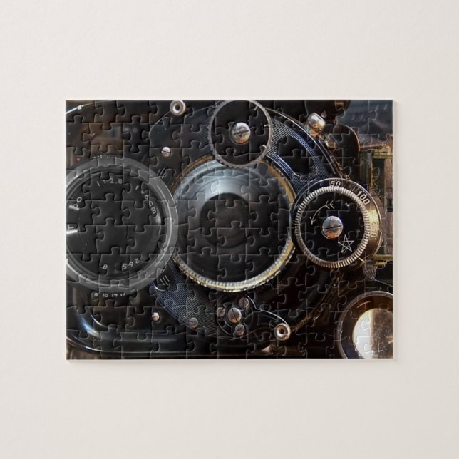 Vintage Camera Antique Photography Jigsaw Puzzle (Horizontal)