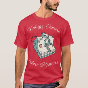 Vintage Camera Capture Memories T-Shirt