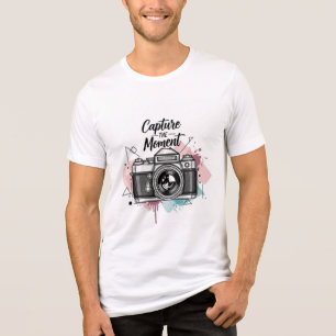Vintage Camera Capture T-shirt Tri-Blend Shirt