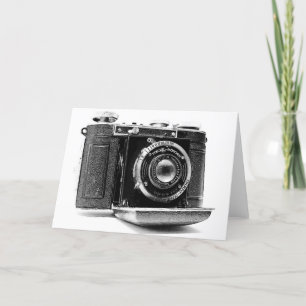 Vintage Camera Card