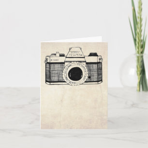 Vintage Camera Card