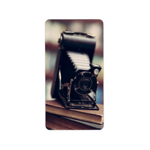 Vintage Camera Label