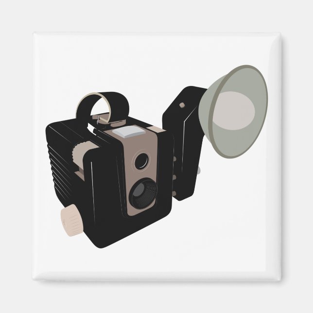 Vintage Camera Magnet (Front)