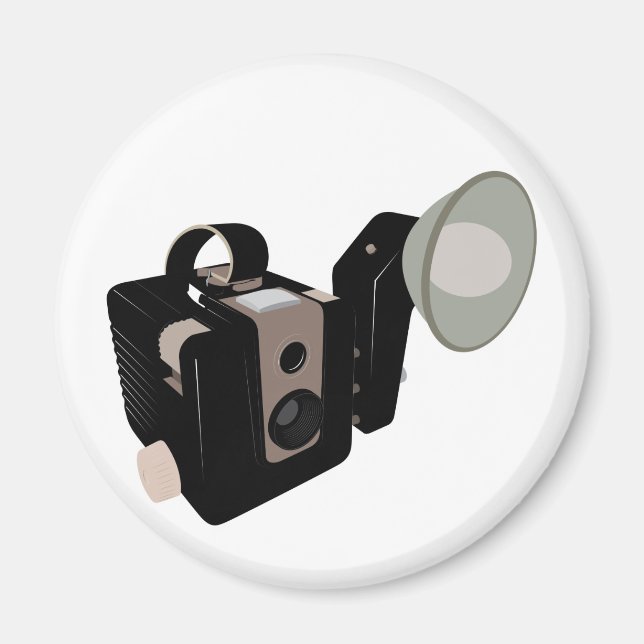 Vintage Camera Magnet (Front)