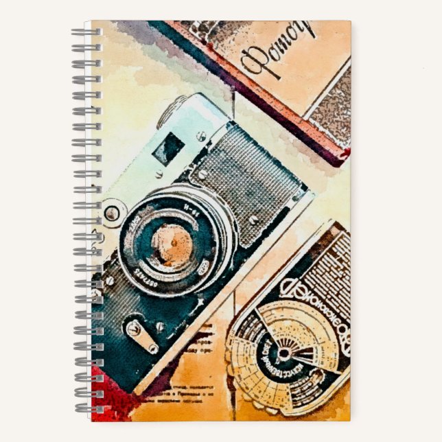 Vintage Camera Notebook (Front)