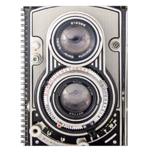 Vintage camera notebook