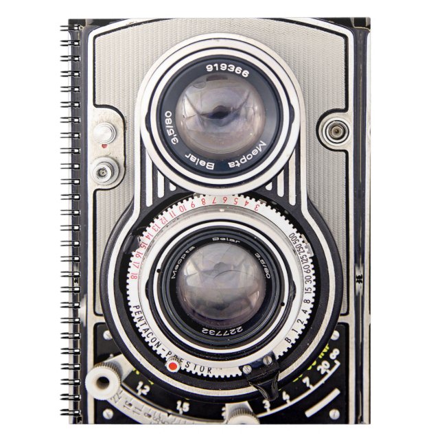 Vintage camera  notebook (Front)