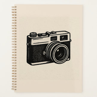 Vintage Camera Notebook – Retro Photography Journa Planner
