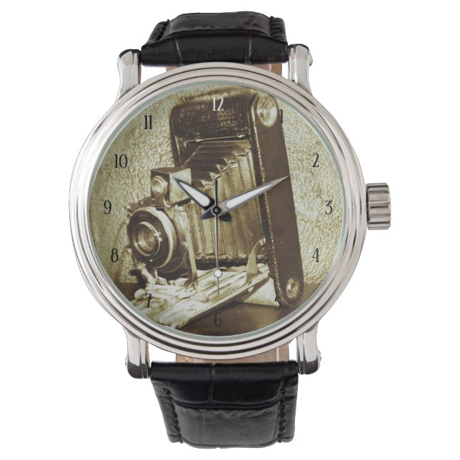 Vintage Camera Photo Watch (Front)