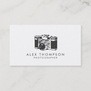 Vintage Camera Photographer Business Cards