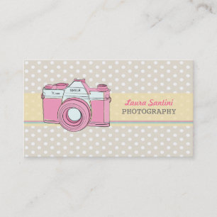 Vintage Camera Photographer Business Cards