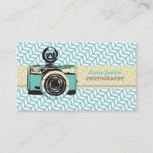 Vintage Camera Photographer Business Cards