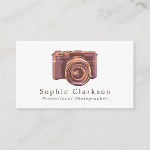 Vintage Camera, Photographer, Photography Business Card