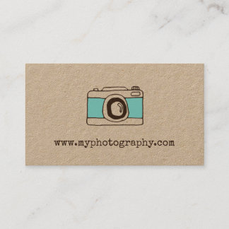 Vintage Camera Photography Business Card