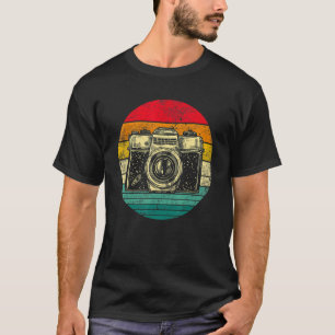 Vintage Camera Photography  Retro Photographer Gra T-Shirt