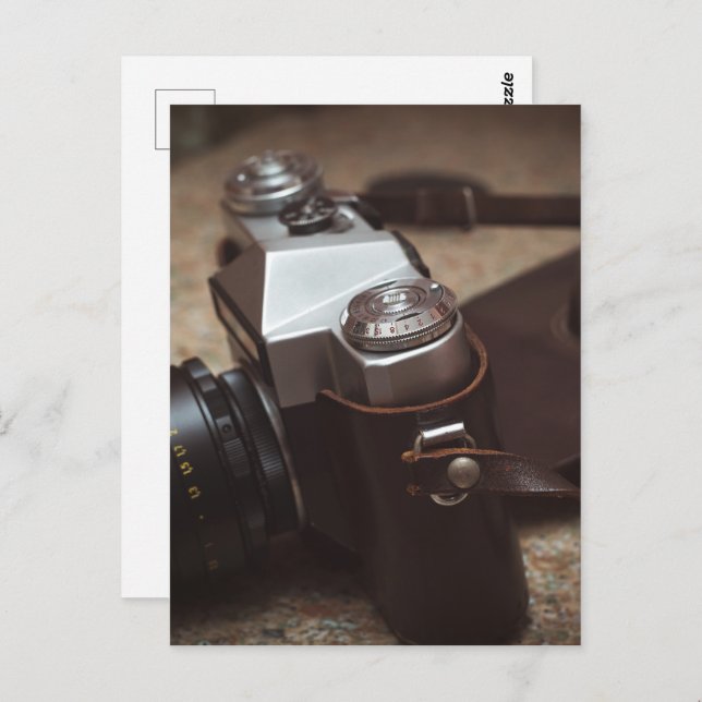 Vintage camera postcard (Front/Back)