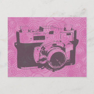 Vintage Camera Postcard