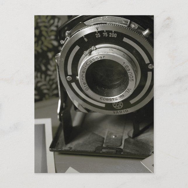 Vintage Camera Postcard (Front)