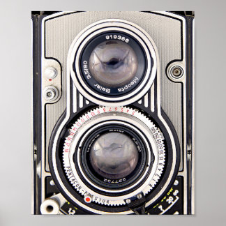 Vintage camera poster