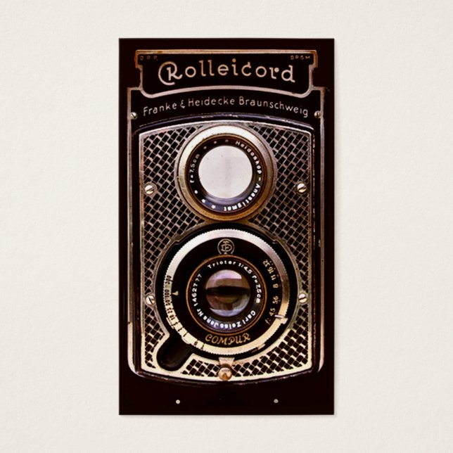 Vintage camera rolleicord art deco (Front)