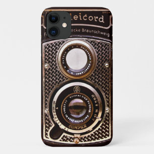 Vintage camera rolleicord art deco iPhone 11 case