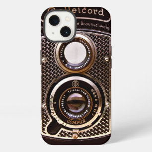 Vintage camera rolleicord art deco iPhone 13 case
