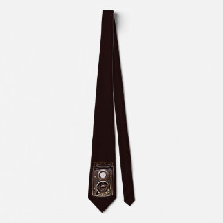 Vintage camera rolleicord art deco tie