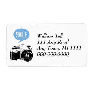 Vintage Camera, Smile Text Balloon, Photographer