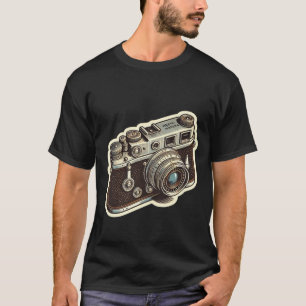 Vintage Camera Sticker - Photography Lover Decal T-Shirt