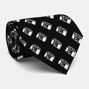 Vintage Camera Tie