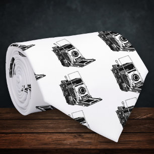 Vintage Camera Tie