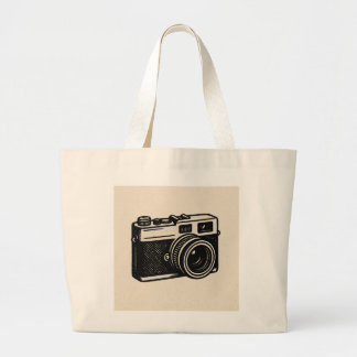 Vintage Camera Tote Bag – Retro Photography Shoppi