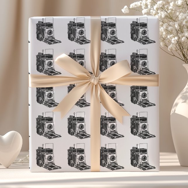 Vintage Camera Wrapping Paper (Creator Uploaded)