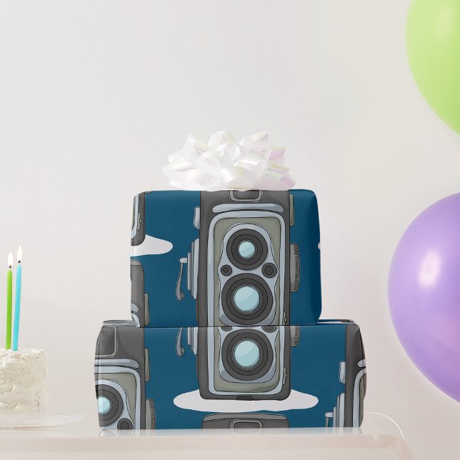 Vintage Camera Wrapping Paper (Creator Uploaded)