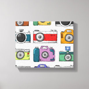 Vintage Cameras Canvas Print