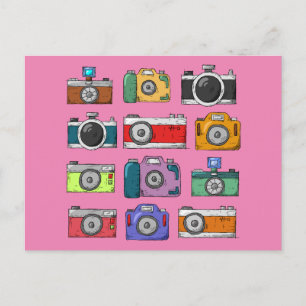 VINTAGE CAMERAS POSTCARDS