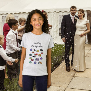 Vintage Cameras Wedding Photographer T-Shirt