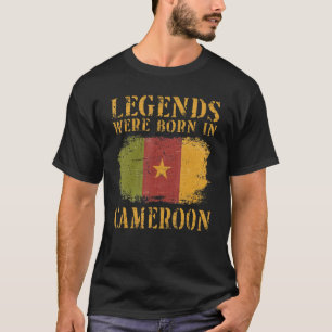 Vintage Cameroonian Flag Cameroon T-Shirt