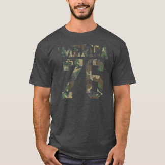 Vintage Camouflage 'Merica Est. 1776 T-Shirt