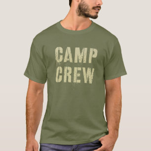 Vintage CAMP CREW Summer Staff Counsellor Teacher T-Shirt