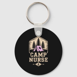 Vintage camp nurse nursing school director vibes key ring