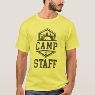 Vintage CAMP STAFF Crew Summer Counsellor Director T-Shirt